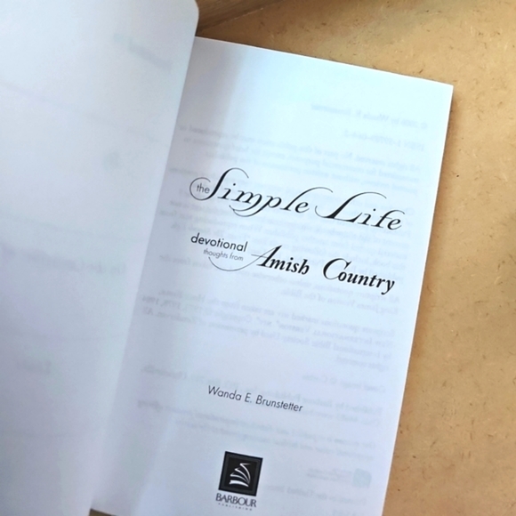 The Simple Life: Devotional Thoughts from Amish Country, Wanda E. Brunstetter - Picture 3 of 6